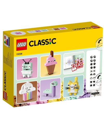 Конструктор LEGO Classic - Творческо пастелно забавление (11028) - 2