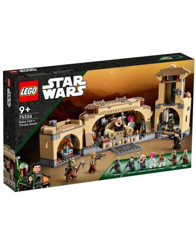 Конструктор LEGO Star Wars - Тронната зала на Boba Fett (75326) - 1