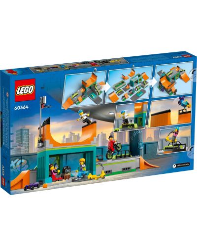 Конструктор LEGO City - Скейтпарк на улицата (60364) - 10