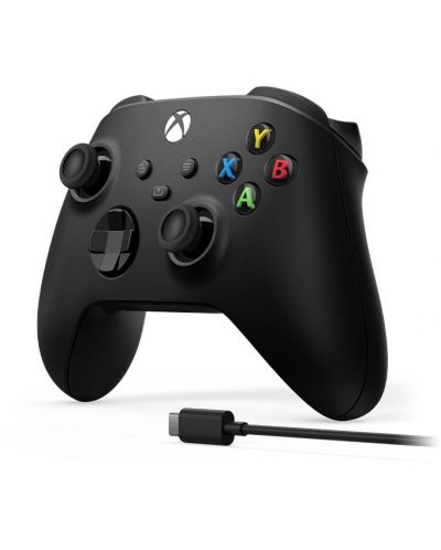 Безжичен контролер Microsoft - Black (Xbox One/Series S/X) - 2