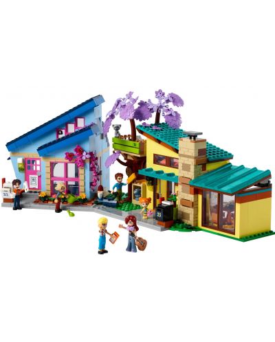 Конструктор LEGO Friends - Фамилните къщи на Оли и Пейсли (42620) - 2