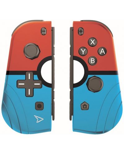 Контролер Steelplay - Twin Pads, червен и син (Nintendo Switch) - 1