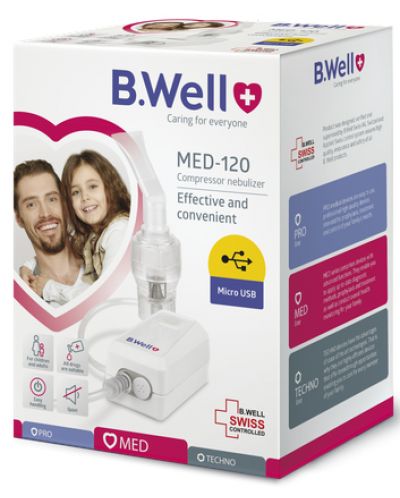 Компресорен инхалатор B.Well - Med-120 - 4