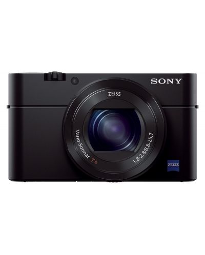 Компактен фотоапарат Sony - Cyber-Shot DSC-RX100 III, 20.1MPx, черен - 1