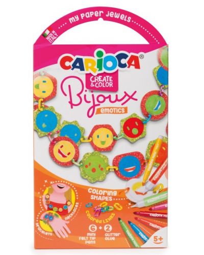 Комплект Carioca Create&Color - Бижута, Емотикони - 1