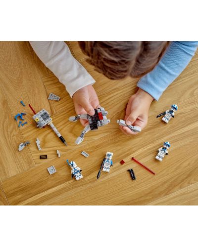 Конструктор LEGO Star Wars - Боен пакет клонинг щурмоваци от 501 (75345) - 4