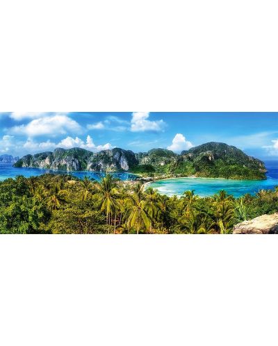 Панорамен пъзел Castorland от 600 части - Остров Пхи Пхи, Тайланд - 2