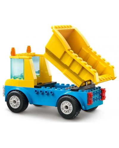 Конструктор LEGO City - Строителна площадка с камиони (60391) - 6