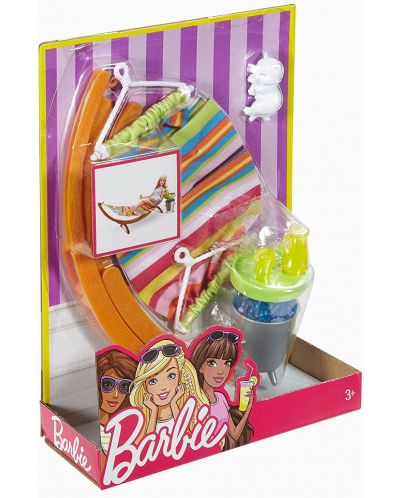 Комплект Mattel Barbie Outdoor Furniture - Летен ден - 2