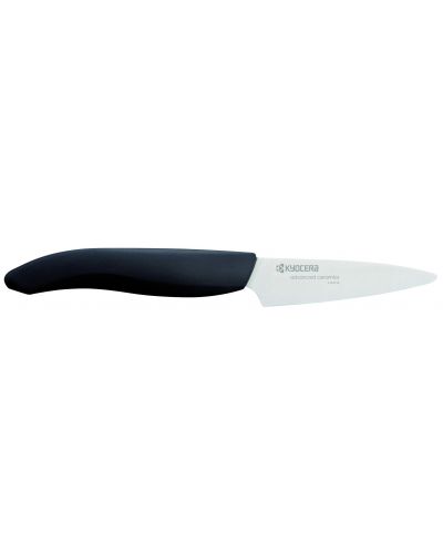 Комплект керамични ножове KYOCERA - С бамбуков блок, черни - 3