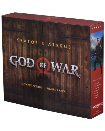 Комплект екшън фигури NECA God of War - Kratos & Atreus - 5