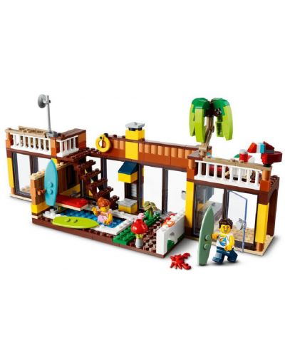Конструктор LEGO Creator 3 в 1 - Плажна къща за сърф (31118) - 8