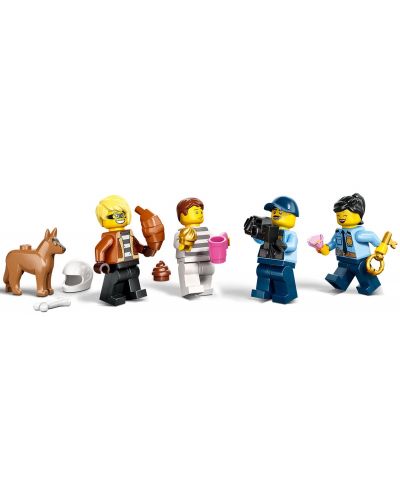 Конструктор LEGO City - Преследване с полицейски участък (60370) - 5