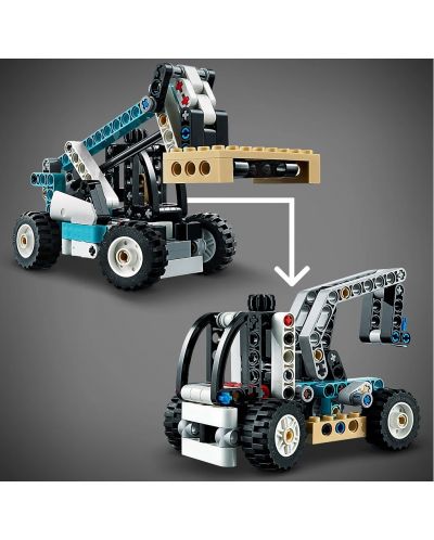 Конструктор LEGO Technic - Телескопичен товарач (42133) - 5