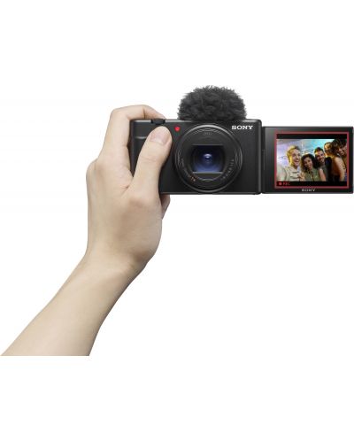 Компактен фотоапарат за влогинг Sony - ZV-1 II, 20.1MPx, черен - 7