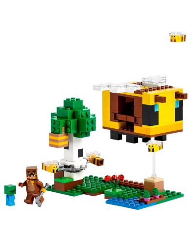 Конструктор LEGO Minecraft - Къщата на пчелите (21241) - 3