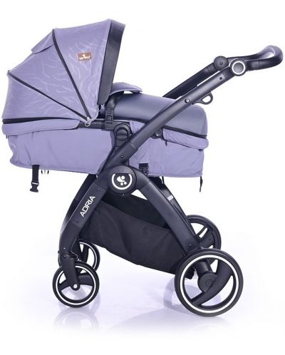 Комбинирана детска количка Lorelli - Adria, Grey - 4