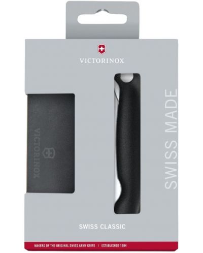 Комплект кухненски сгъваем нож и дъска за рязане Victorinox - Swiss Classic, черни - 2