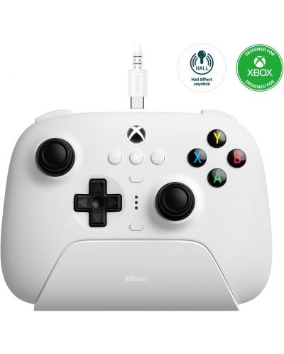 Контролер 8BitDo - Ultimate 3-mode, бял (Xbox One/Xbox Series X/S) - 2