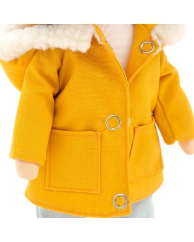 Комплект дрехи за кукла Orange Toys Sweet Sisters - Парка в цвят горчица - 3