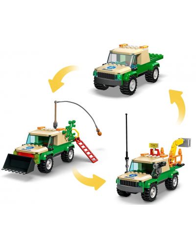 Конструктор LEGO City - Мисии за спасяване на диви животни (60353) - 3