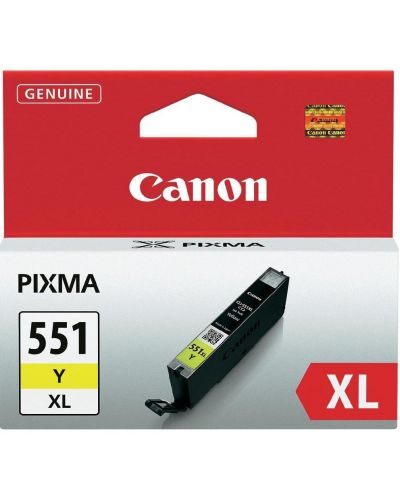 Мастилница Canon - CLI-551XL, за PIXMA IP 7250, Yellow - 1