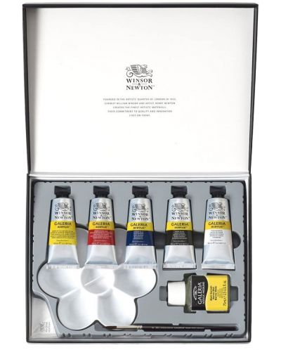 Комплект акрилни бои Winsor & Newton Galeria - 10 части - 2