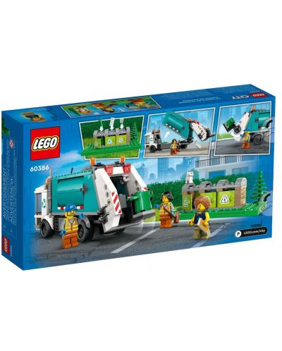 Конструктор LEGO City - Камион за рециклиране (60386) - 2