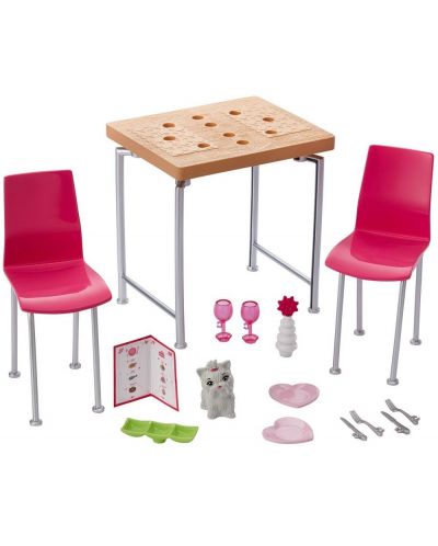 Комплект Mattel Barbie Outdoor Furniture - Обяд - 1