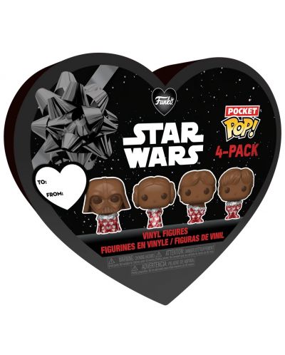 Комплект мини фигури Funko Pocket POP! Movies: Star Wars - Happy Valentine's Day Box - 3