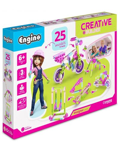 Конструктор Engino Creative Builder - 25 модела за момичета - 1