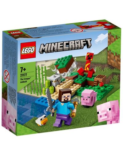 Конструктор LEGO Minecraft - Засада на Creeper (21177) - 1
