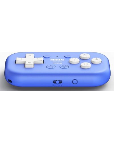 Безжичен контролер 8BitDo - Micro Gamepad, син (Nintendo Switch/PC) - 3