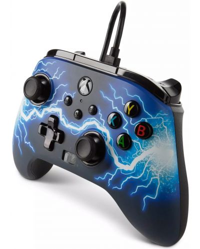 Контролер PowerA - Enhanced, жичен, за Xbox One/Series X/S, Arc Lightning - 5