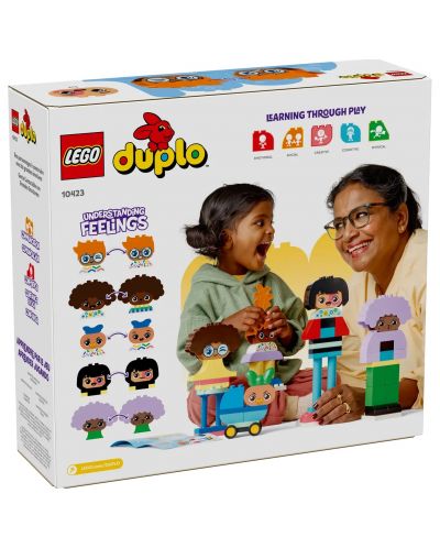 Конструктор LEGO Duplo - Сглобяеми хора с големи емоции (10423) - 1