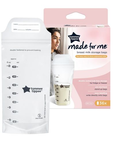 Комплект торбички за кърма Tommee Tippee Made for me - 36 х 350 ml