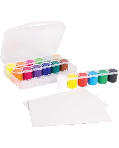 Комплект акрилни бои Primo H&P - 18 цвята x 25 ml, в куфарче - 2