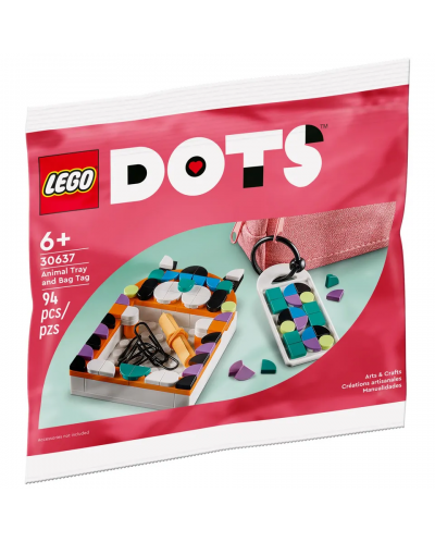 Конструктор LEGO Dots - Поставка и етикет за багаж (30637) - 1