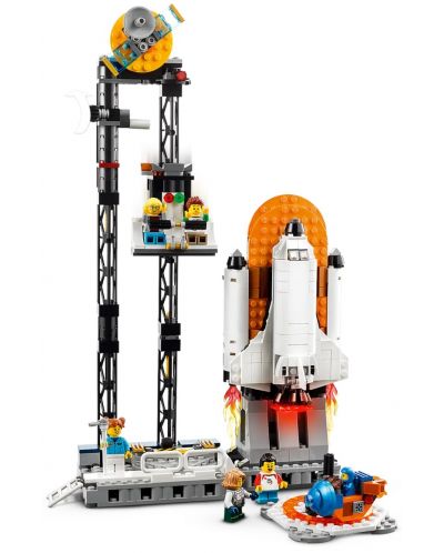 Конструктор LEGO Creator 3 в 1 - Космическо влакче в увеселителен парк (31142) - 5