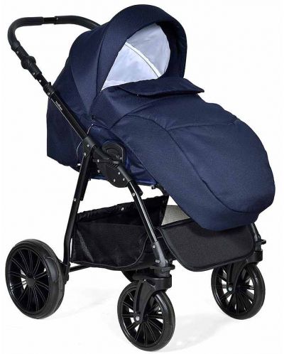 Комбинирана детска количка 2в1 Baby Giggle - Torino, тъмносиня - 2
