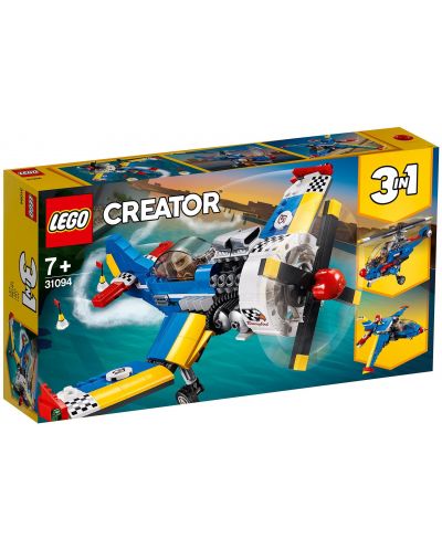 Конструктор LEGO Creator 3 в 1 - Състезателен самолет (31094) - 1