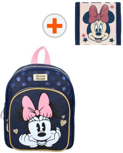 Комплект за детска градина Vadobag Minnie Mouse - Раница и портмоне - 1