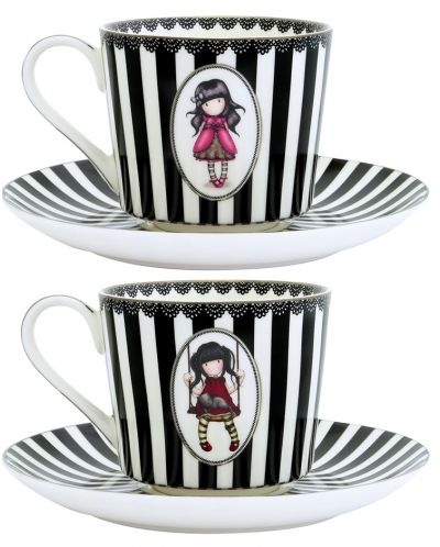 Комплект чаши за чай Santoro Gorjuss - Ladybird и Ruby - 1