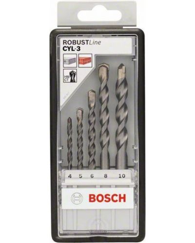 Комплект свредла Bosch - CYL-3, 5 части - 2