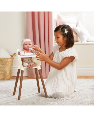Комплект за кукли Battat Lulla Baby - Столче и аксесоари за хранене, 14 части - 3