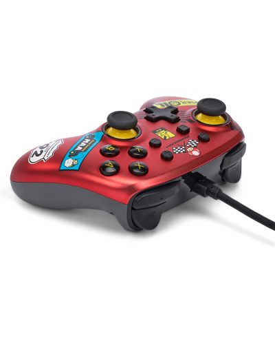 Контролер PowerA - Nano Enhanced, жичен, за Nintendo Switch, Mario Kart: Racer Red - 5