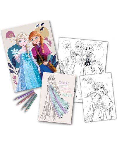 Комплект за оцветяване Kids Licensing - Frozen - 2