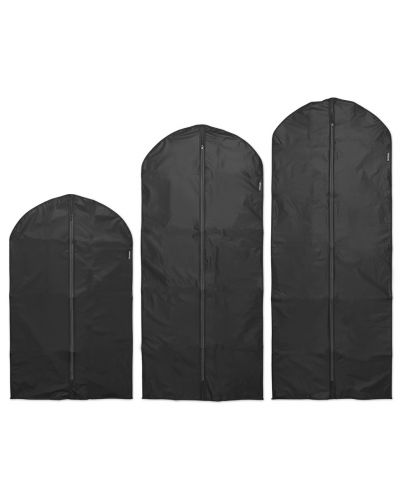 Комплект от 3 калъфа за дрехи Brabantia - размер M/L/XL, Black - 1