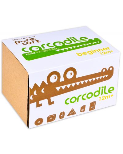 Комплект коркови еко играчки Corcodile - Beginner - 7