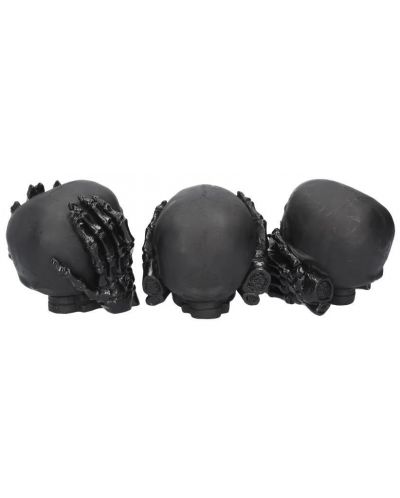 Комплект статуетки Nemesis Now Adult: Humor - Three Wise Skulls - 4